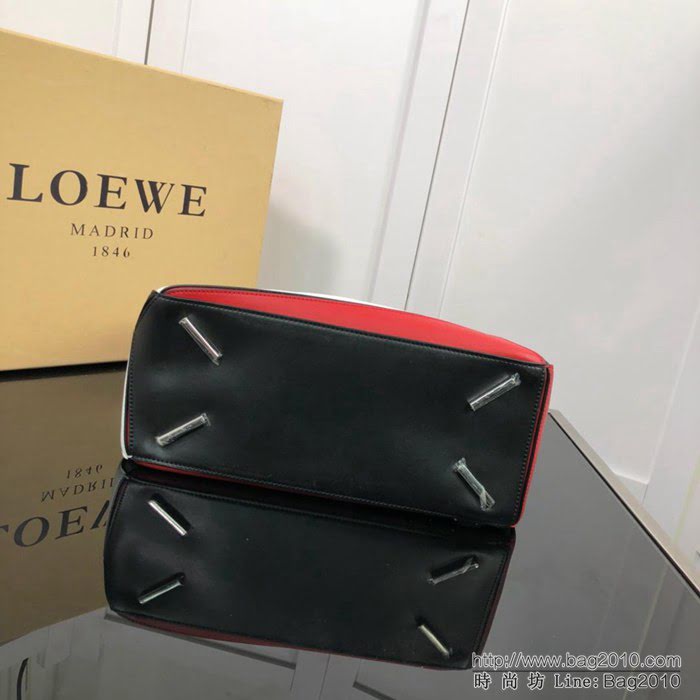 LOEWE羅意威 拼色熱銷款 puzzle bag 可折疊 牛皮手提肩背包 大小號 L0153  jdl1243